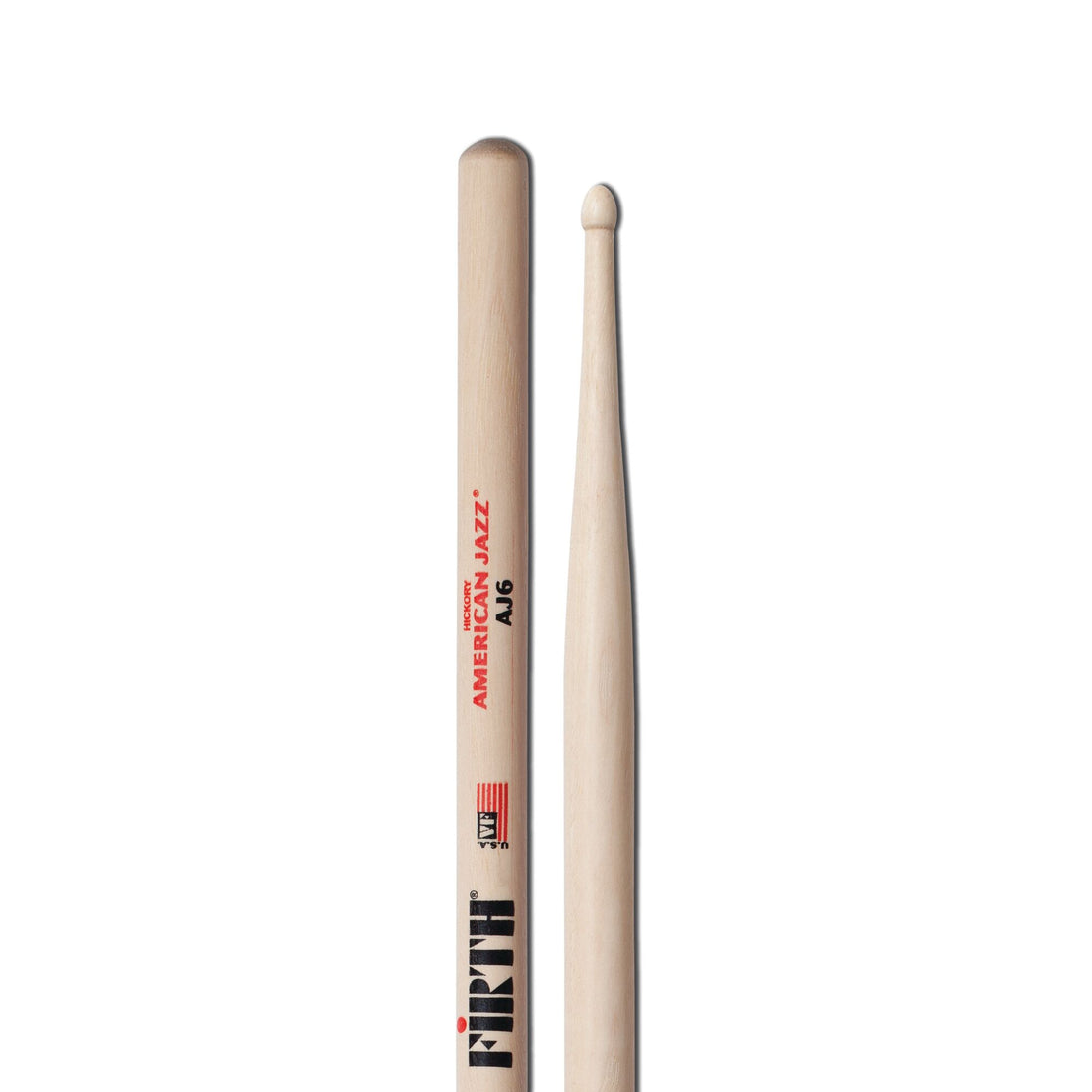 Vic Firth American Jazz AJ6 Wood Tip Drumsticks
