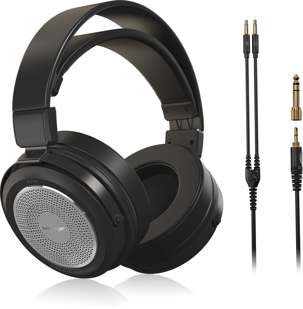 Behringer Alpha Premium Retro Style Open Back High Fidelity Headphones