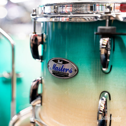 Pearl Masters Maple Complete 3-Piece Shell Pack in Aquamarine Fade