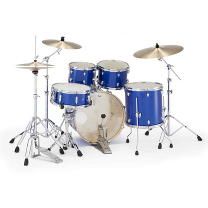 Pearl Export Plus 5-Piece Fusion Kit Drum Kit with Cymbal Pack in Midnight Blue