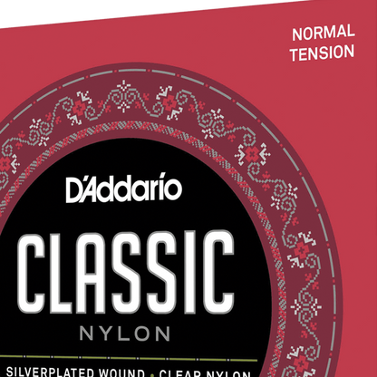 D'Addario EJ27N 1/2 Student Nylon Fractional Classical Guitar Strings Normal Tension