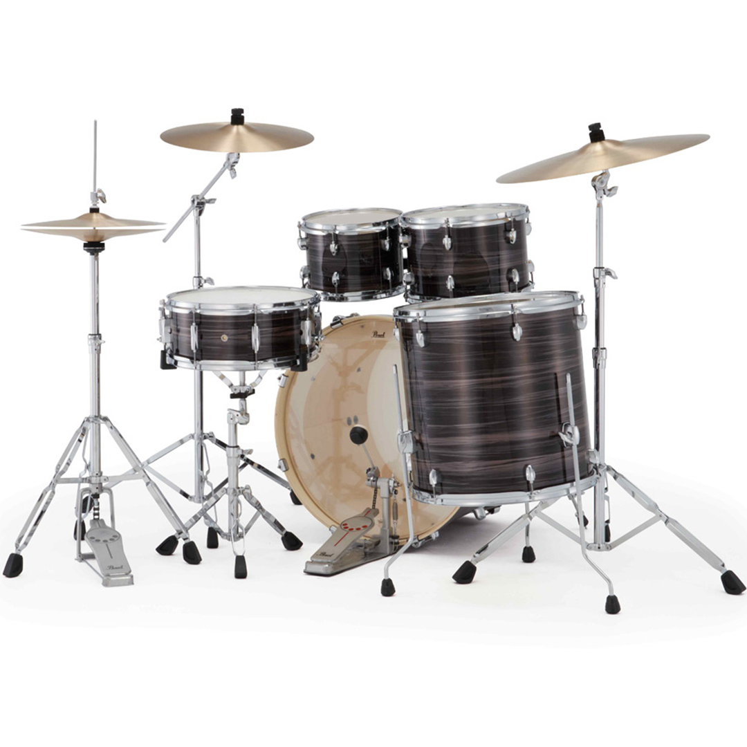 Pearl Export Plus 5-Piece Fusion Plus Drum Kit with Cymbal Pack in Metallic Amethyst Twist