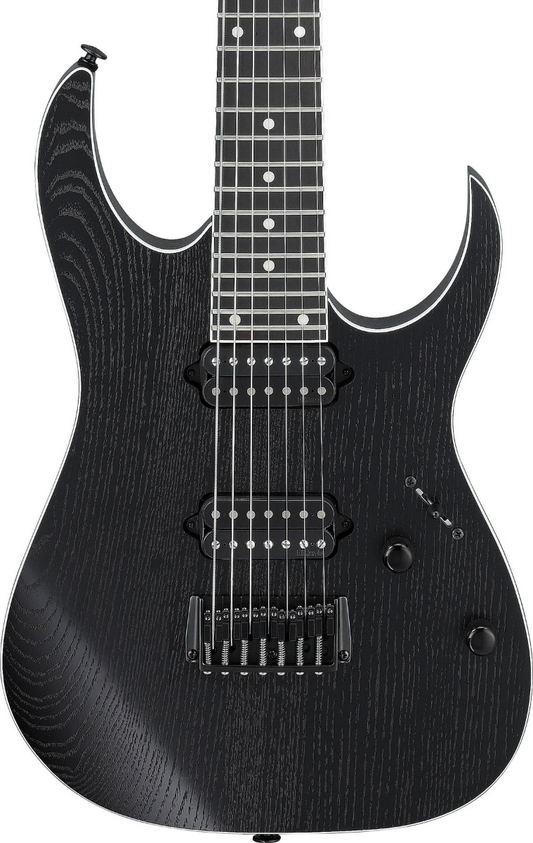Ibanez Prestige RGR762AHBF 7-String Electric Guitar in Weathered Black