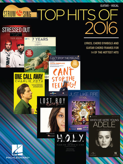 Top Hits Of 2016 Strum & Sing Guitar
