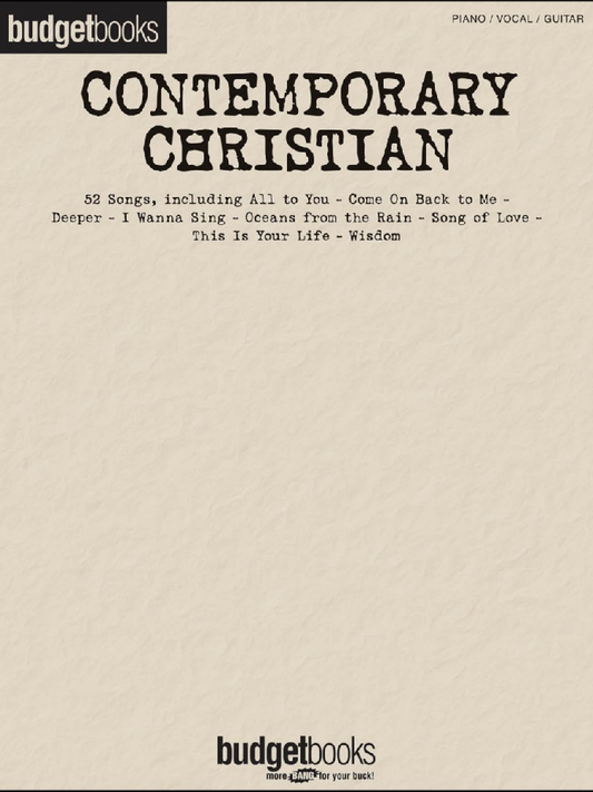 Contemporary Christian Budget Books PVG