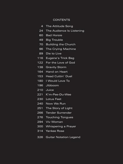 Steve Vai Guitar Anthology Tab