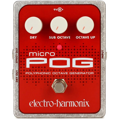 Electro Harmonix Micro POG Polyphonic Octave Generator Pedal
