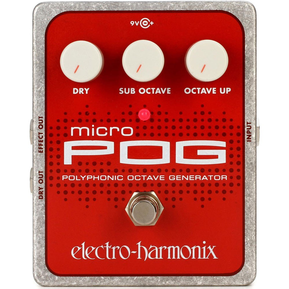 Electro Harmonix Micro POG Polyphonic Octave Generator Pedal – Billy ...