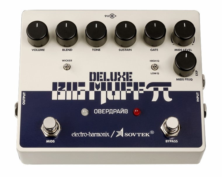 Electro Harmonix Sovtek Deluxe Big Muff Pi Fuzz Pedal