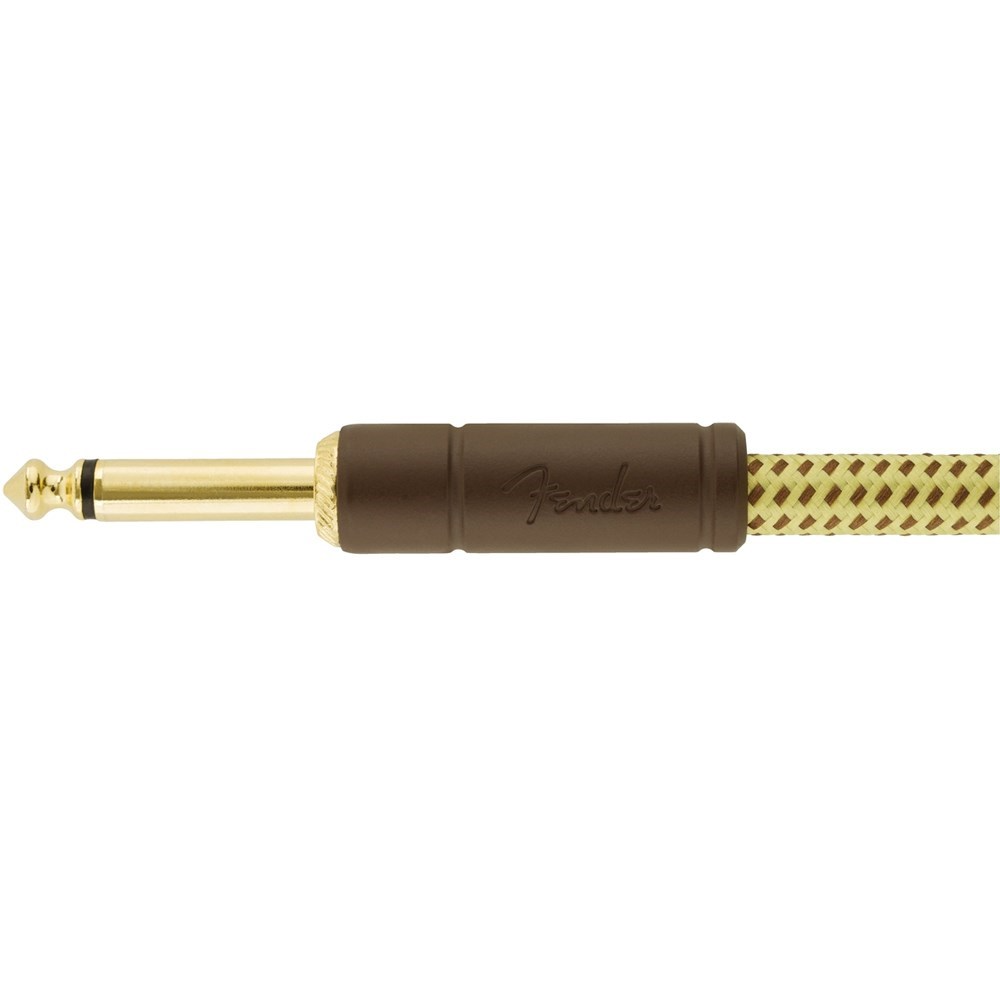 Fender Deluxe Series 10' Instrument Cable in Tweed