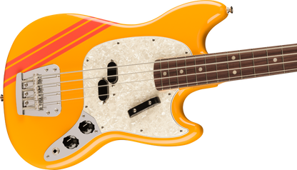 Fender Vintera II '70s Competition Mustang Bass, Rosewood Fingerboard in Competition Orange