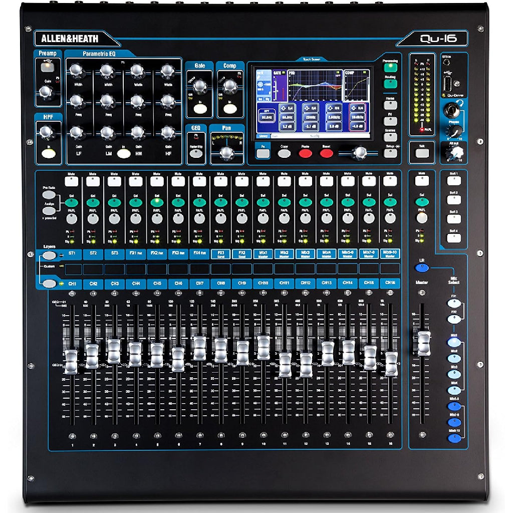 Allen & Heath Qu16 16 channel Digital Mixer