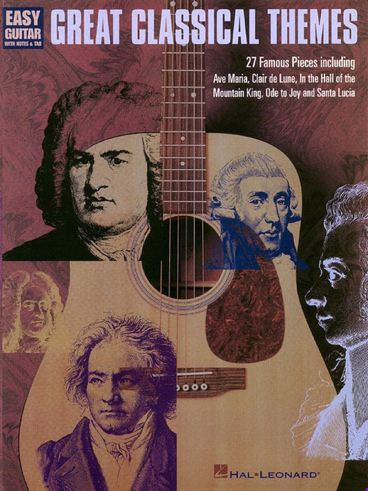 Great Classical Themes for Easy Guitar Tab