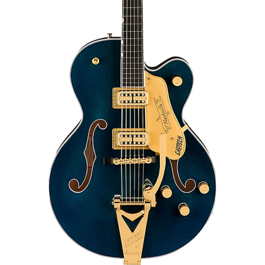 Gretsch Nashville Hollow Body with String Thru Bigsby and Gold Hardware in Midnight Sapphire
