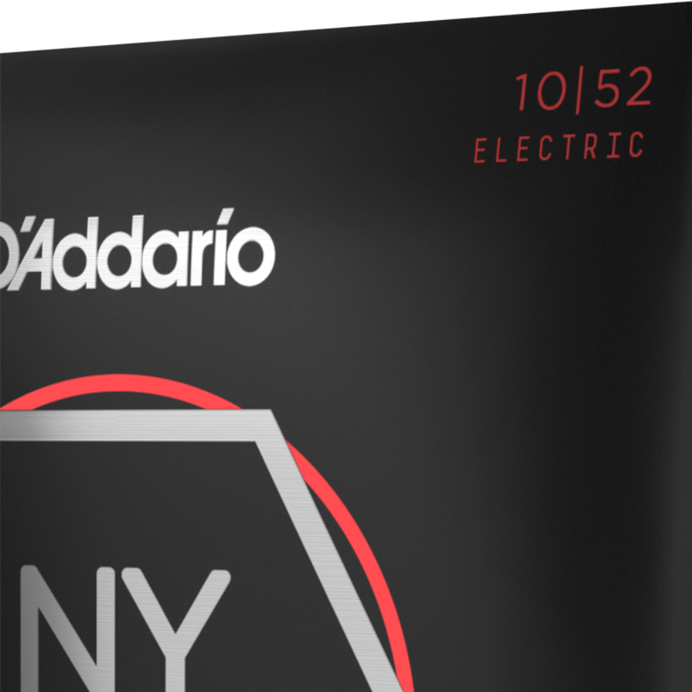 D'Addario NYXL1052 Nickel Wound Electric Guitar Strings Light Top  Heavy Bottom 10-52 Gauge