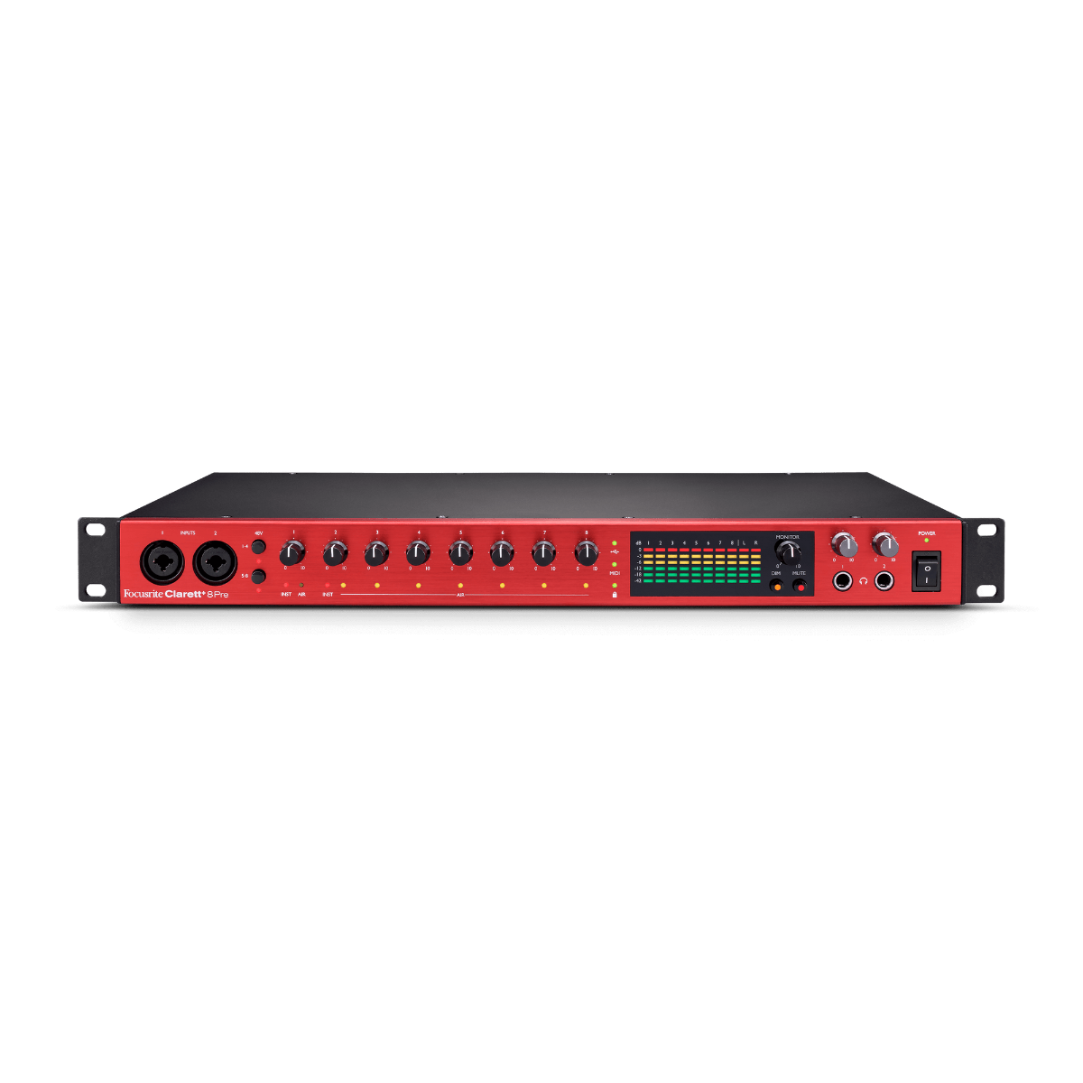 Focusrite Clarett+ 8Pre 18 In & 20 Out Audio Interface