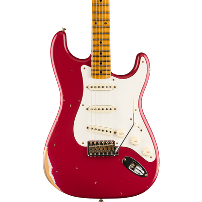 Fender Custom Shop 1957 Stratocaster Relic Electric Guitar in Faded Aged Cimarron Red