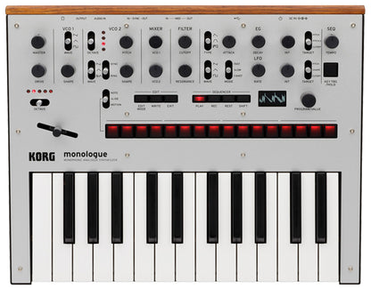KORG Monologue Analog Monophonic Synthesizer in Silver