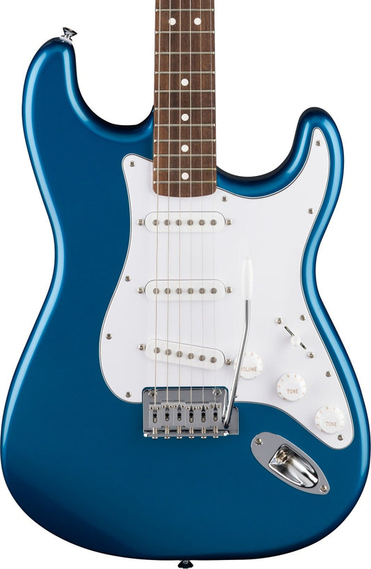 Fender Standard Stratocaster, Laurel Fingerboard in White Pickguard in Aqua Marine Metallic