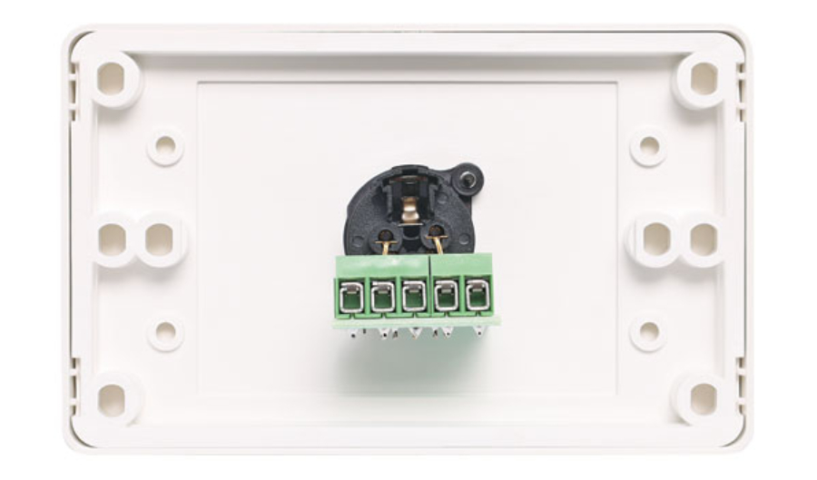 Altronics Redback 5 Pin XLR Horizontal Microphone Wallplate