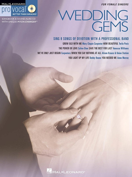 Wedding Gems Pro Vocal Womens Volume 8 BK/CD