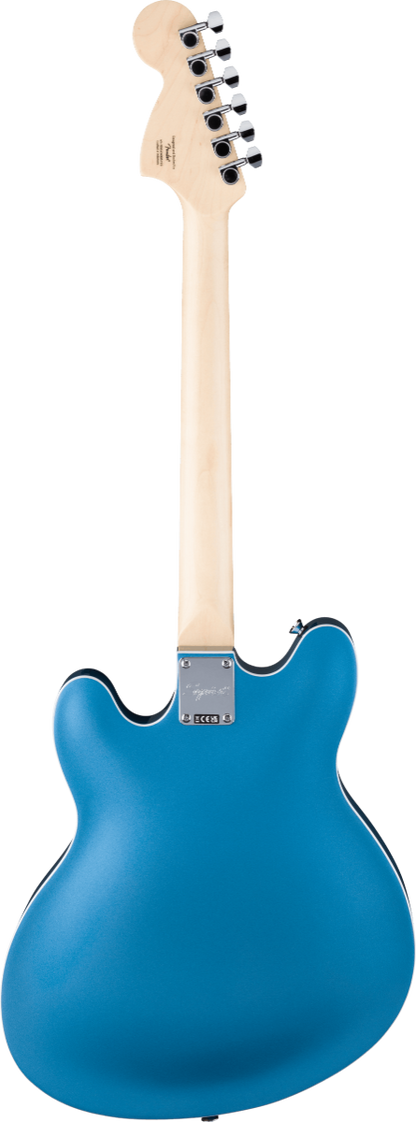 Squier FSR Affinity Series Starcaster Deluxe, Laurel Fingerboard in Lake Placid Blue