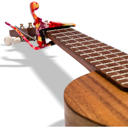 Kyser Quick Change Capo for Ukulele in Hawaiian Lei