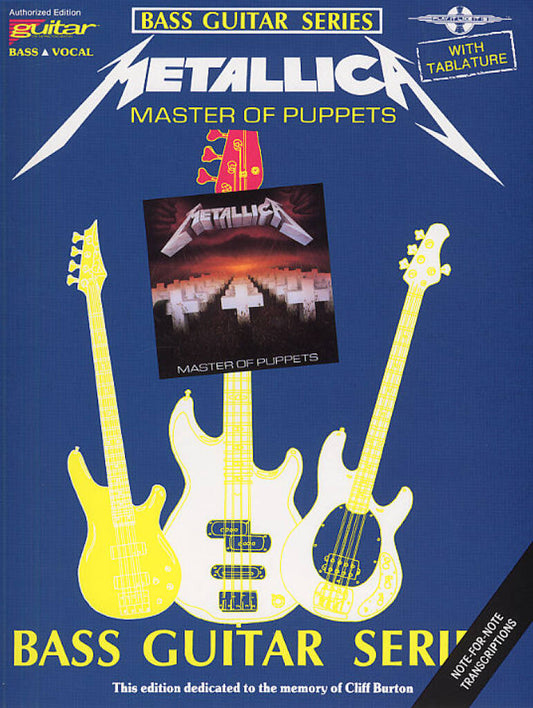 Metallica Master Of Puppets Bass Tab