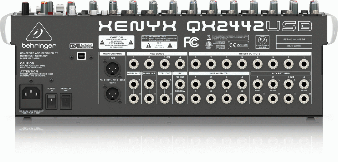 Behringer XENYX QX2442USB Mixer