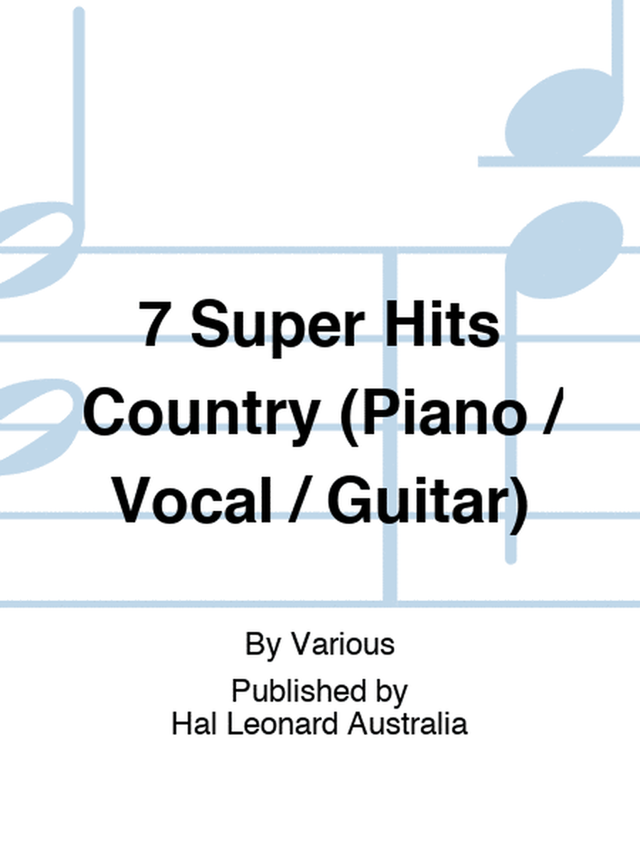 7 Super Hits Country Songs PVG