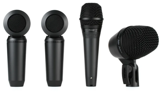 Shure PGASTUDIOKIT4 4 piece Microphone Kit