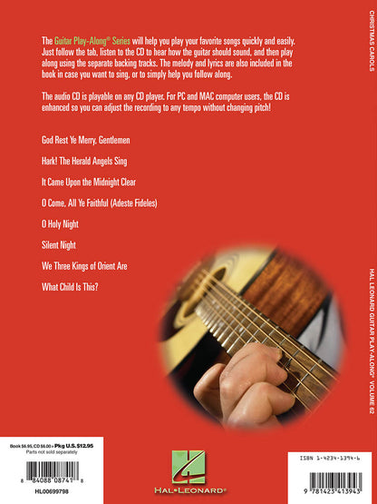 Christmas Carols Guitar Playalong Volume 62 BK/CD