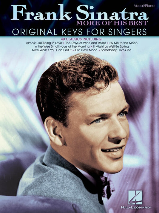 Frank Sinatra More Of His Best Original Keys For Singers PVG