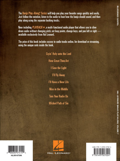 Bluegrass Gospel Banjo Play Along Volume 7 Bk/Ola