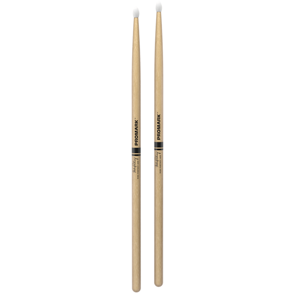 Promark Hickory 420 Mike Portnoy Signature Nylon Tip Drumsticks