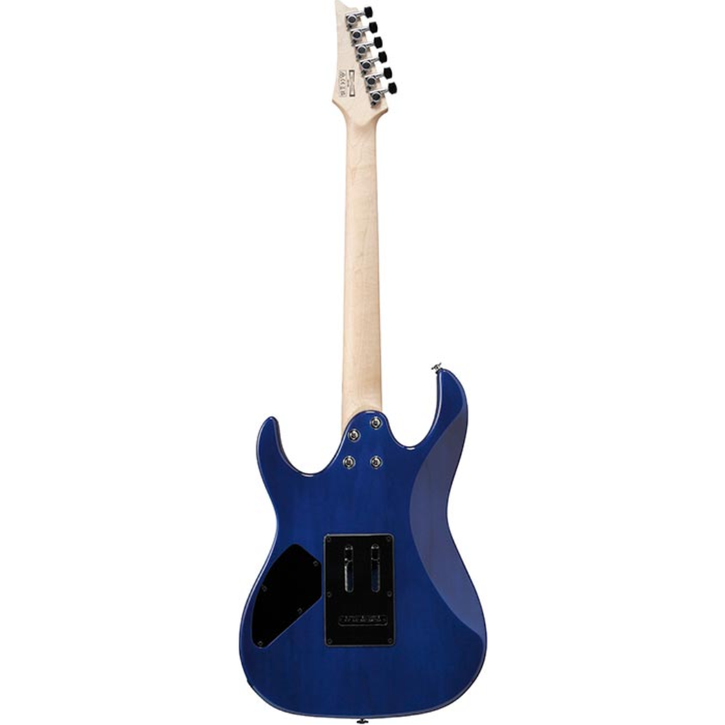 Ibanez GRX70QA Electric Guitar in Transparent Blue Burst