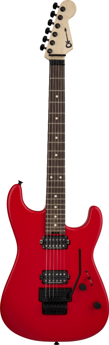 Charvel Pro-Mod San Dimas Style 1 HH FR RW, Rosewood Fingerboard in Satin Ferrari Red