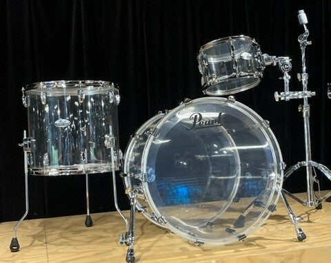 Pearl Crystal Beat 3-Piece Shell Pack in Ultra Clear