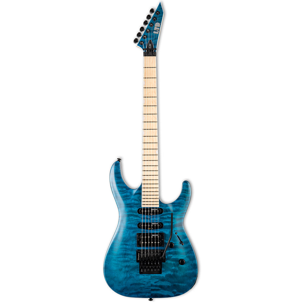 ESP LTD MH203 Electric Guitar in See Thru Blue