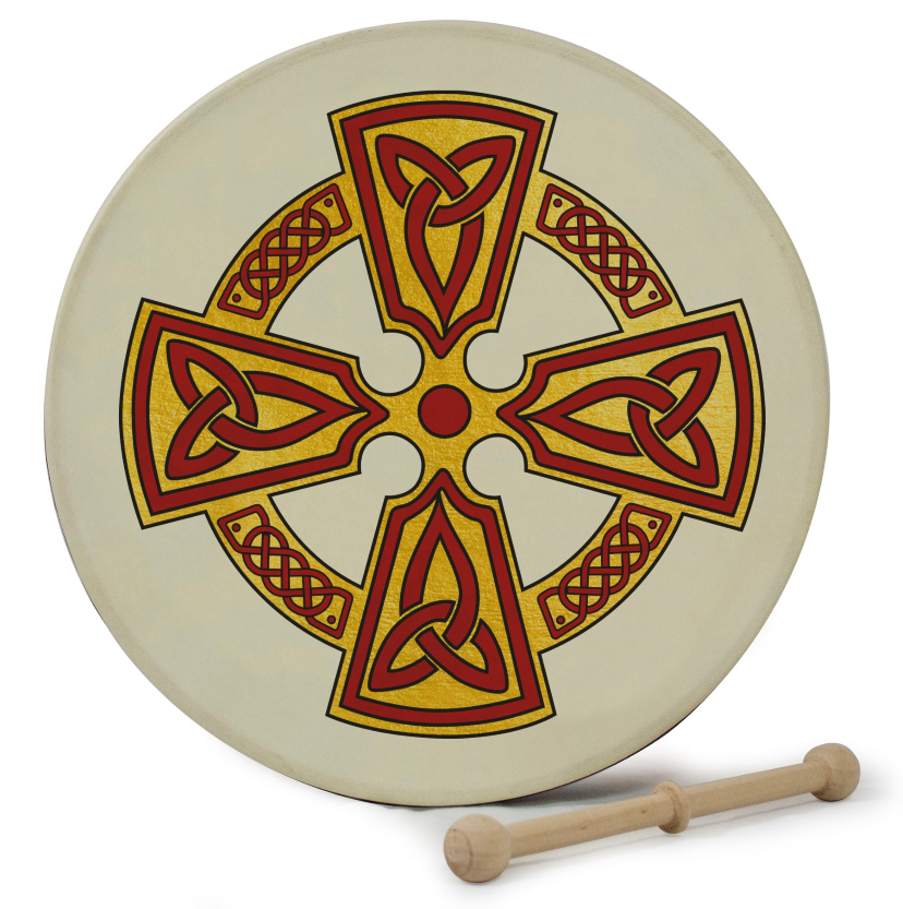 Waltons 12" Kilkenny Cross Bodhran Pack And Beat And DVD
