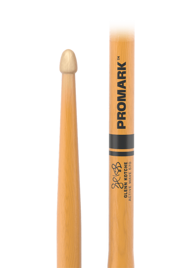Promark Glenn Kotche Active Wave ActiveGrip Clear Hickory Drumstick