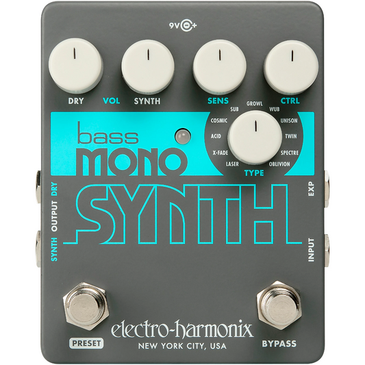Electro Harmonix Bass Mono Synth Pedal