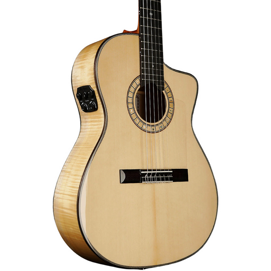 Katoh Crossover MP-14 Maple Classical Electric Guitar in Natural