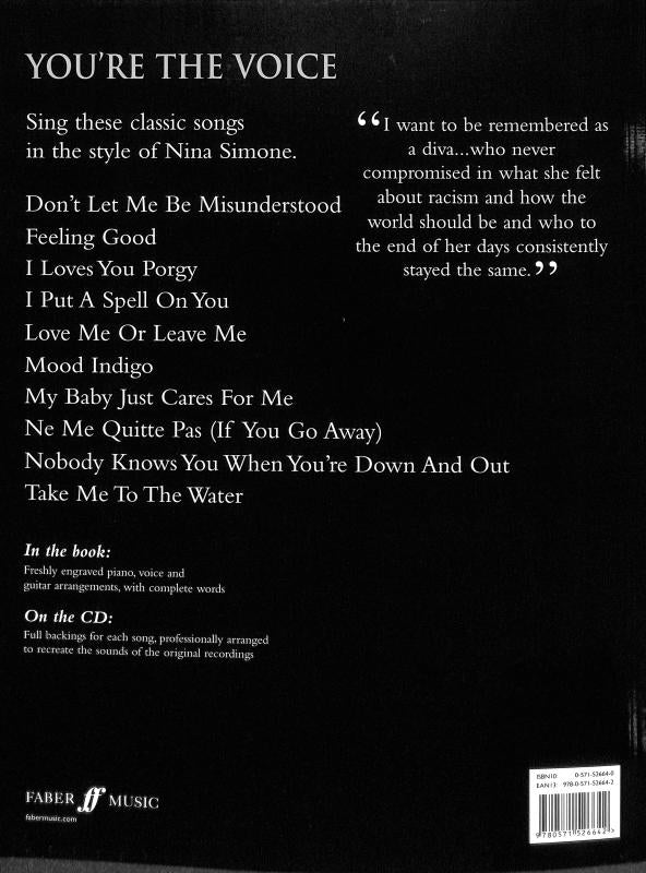 You're The Voice Nina Simone PVG/CD