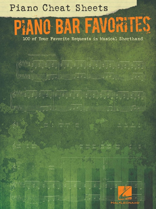 Piano Cheat Sheets Piano Bar Favorites