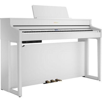Roland HP702 Home Piano & Stool in White