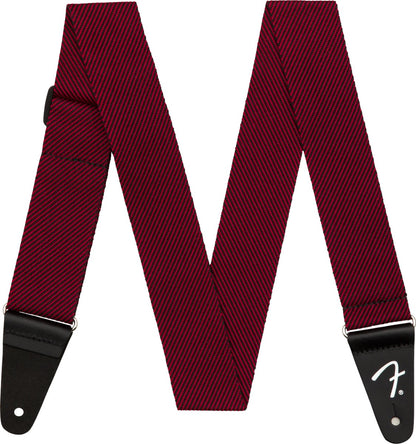 Fender 2" Modern Tweed Strap in Black & Red