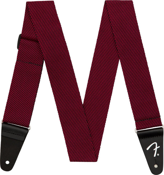 Fender 2" Modern Tweed Strap in Black & Red