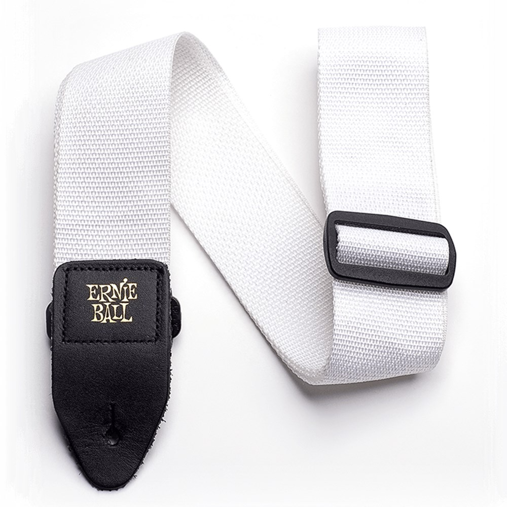 Ernie Ball Polypro Guitar Strap Or Bass Strap in White