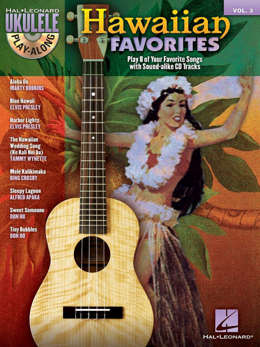 Hawaiian Favorites Ukulele Play Along Volume 3 Bk/Cd